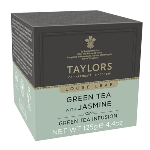 Taylor's of Harrogate Green Tea with Jasmine Leaf Tea 125 g, 2er Pack (2x 125 g) von TAYLORS OF HARROGATE