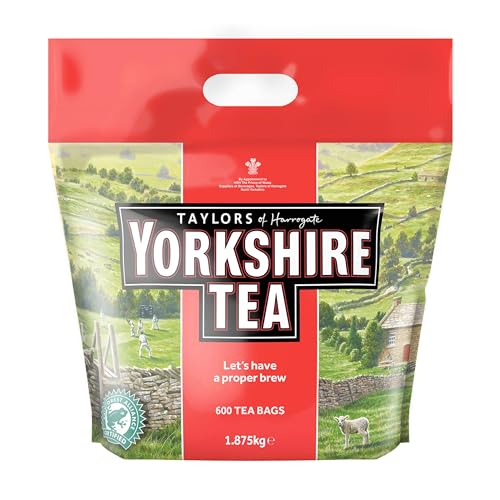Yorkshire Tea - Erfrischender, Kräftiger, Schwarzer Englischer Tee - Aus Verantwortungsvollen Quellen - 600 Teebeutel von Yorkshire Tea