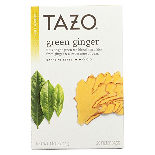 Tazo Tees, Green Ginger, Grüner Tee, 20 Filterbeutel, 1,5 Unzen (44 g) von TAZO