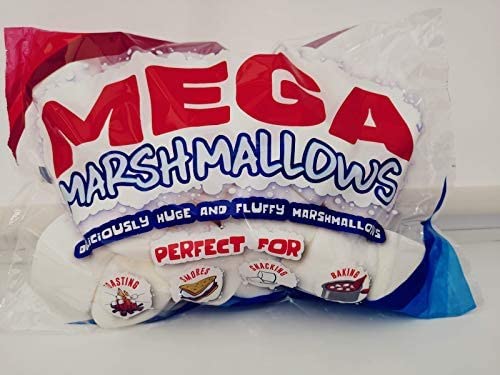 Mega Marshmallows TBD365, extra groß, 600 g, perfekt für Grill, Lagerfeuer, Backen, Smores, mit Hot Cho und Snacks von TBD GIFTTING