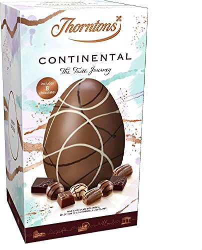 TBD365 Thorntons Continental Schokolade Osterei Geschenk, vegetarische Milchschokoladenauswahl, 1 Box mit 257 g von TBD GIFTTING
