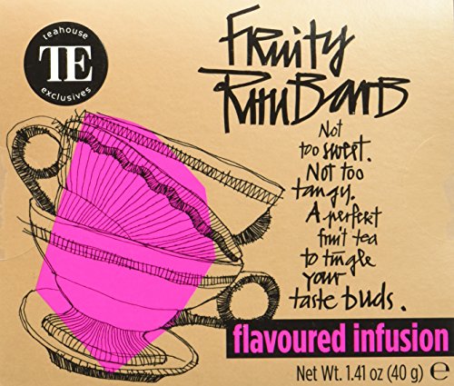 TE - Teahouse Exclusives Everyday Tea Fruity Rhubarb 16 Beutel, 2er Pack (2 x 40 g) von TE - Teahouse Exclusives