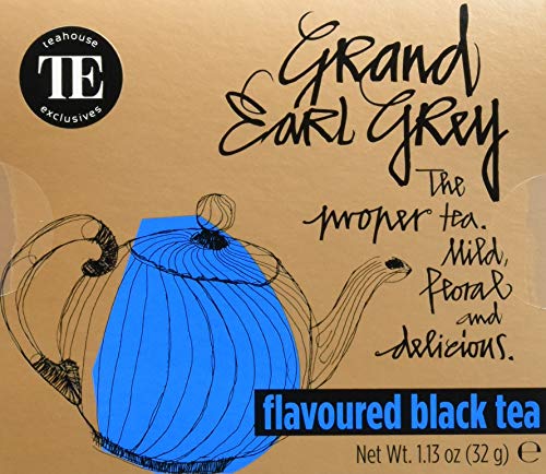 TE - Teahouse Exclusives Everyday Tea Grand Earl Grey 16 Beutel (1 x 32 g) von TE - Teahouse Exclusives