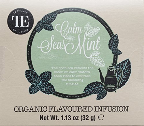 TE - Teahouse Exclusives Organic Tea Calm Seas Mint 16 Beutel, 2er Pack (2 x 32 g) von TE - Teahouse Exclusives