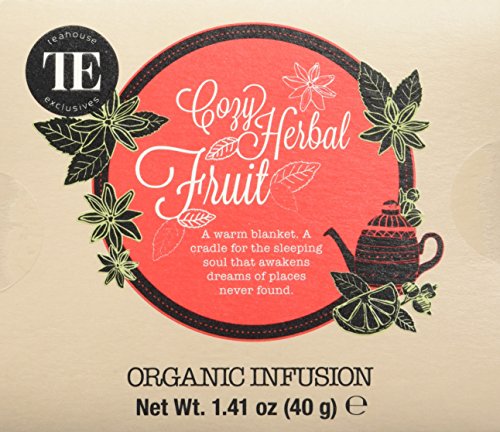 TE - Teahouse Exclusives Organic Tea Cozy Herbal Fruit 16 Beutel, 2er Pack (2 x 40 g) von TE - Teahouse Exclusives