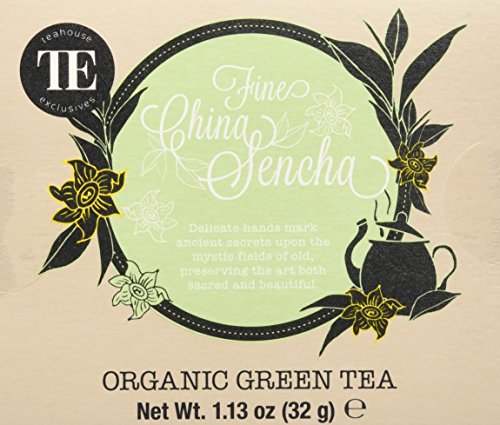 TE - Teahouse Exclusives Organic Tea Fine China Sencha 16 Beutel, 2er Pack (2 x 32 g) von TE - Teahouse Exclusives