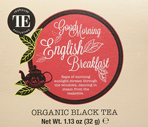 TE - Teahouse Exclusives Organic Tea Good Morning English Breakfast 16 Beutel, 2er Pack (2 x 32 g) von TE - Teahouse Exclusives
