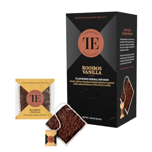 Teahouse Exclusives Luxury Tea Bag 15 Rooibos Vanilla von TE - Teahouse Exclusives