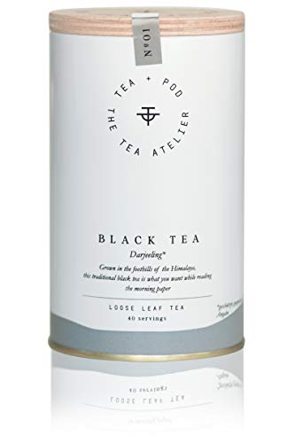 No.01 BLACK TEA - Darjeeling - Indien - BIO - PLASTIKFREI - HANDGEPFLÜCKT - FTGFOP - hochwertiger Schwarztee in Metalldose 80 g | by Teapod Atelier No.01 BLACK TEA - Darjeeling - Indien - BIO - PLASTIKFREI - HANDGEPFLÜCKT - FTGFOP - hochwertiger Schwarztee in Metalldose 80 g | by Teapod Atelier von TEA + POD THE TEA ATELIER