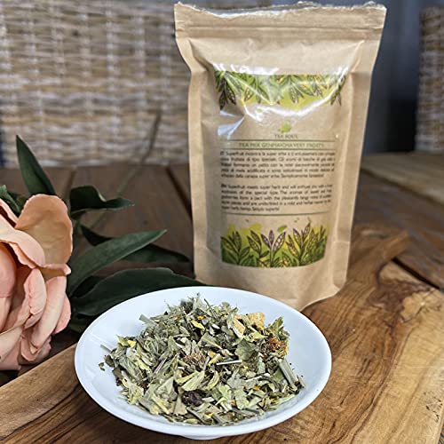 Tea Soul • Tea Soul Genmaicha Sehr frostige Grünteemischung • Mit Manukahonig und Tonkabohne • Hochwertiger Kräutertee, 50 Gramm Tea Soul • Tea Soul Genmaicha Sehr frostige Grünteemischung • Mit Manukahonig und Tonkabohne • Hochwertiger Kräutertee, 50 Gramm von TEA SOUL