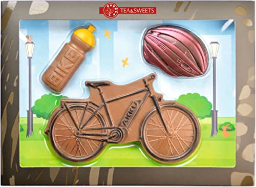Fahrrad aus Schokolade | Schoko Fahrrad Set I Geschenkpackung von TEA&SWEETS