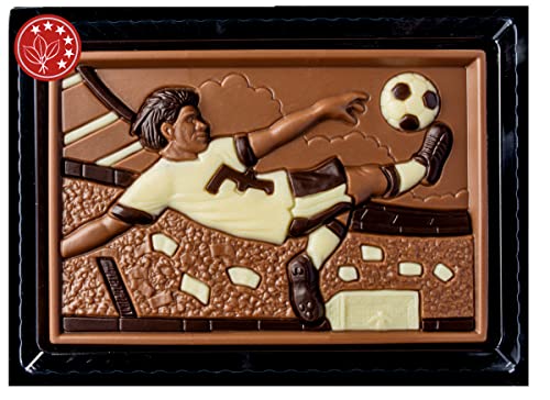 Fußball Geschenkpackung, Edelvollmilch Schokolade 85g von TEA&SWEETS