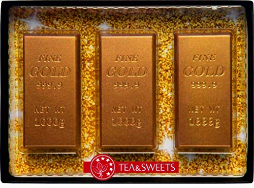 Goldbarren aus Schokolade I Schokoladen Goldbarren Geschenkpackung von TEA&SWEETS