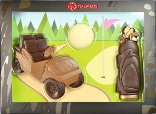 Golf-Set aus Schokolade I Geschenk für Golfer & Golferin von TEA&SWEETS