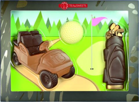 Golf-Set aus Schokolade I Geschenk für Golfer & Golferin von TEA&SWEETS