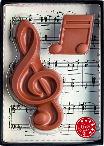 Musik Notenschlüssel aus Schokolade von TEA&SWEETS