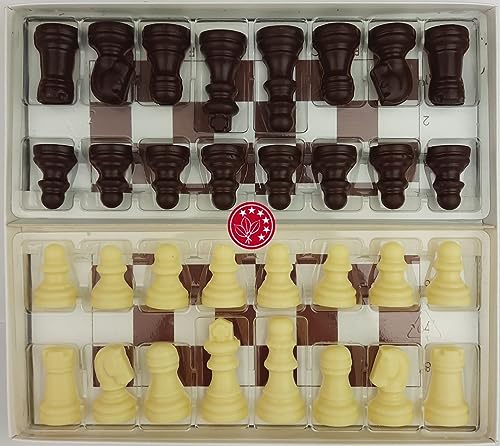 Schachspiel aus Schokolade I Schachfiguren aus Schokolade 150g von TEA&SWEETS