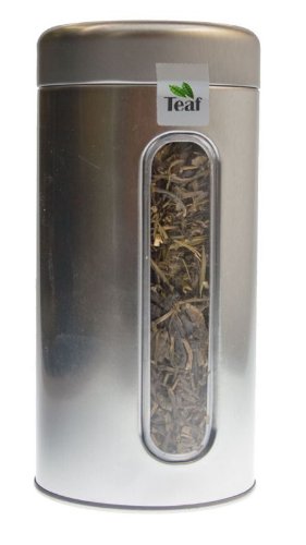 CHINA CHUN MEE - grüner Tee - in Silber Dose rund (Teedose) - Ø 76 mm, Höhe 153 mm (100g) von TEAF