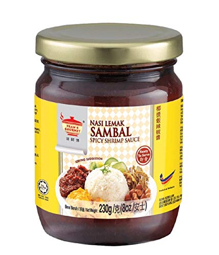 Tean's Gourmet Nasi Lemak Sambal Paste, 230 g von TEAN'S GOURMET