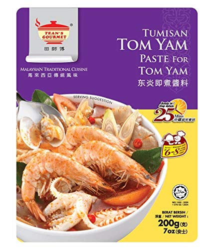 Tean's Gourmet Tom Yam-Paste, 200 g von TEAN'S GOURMET