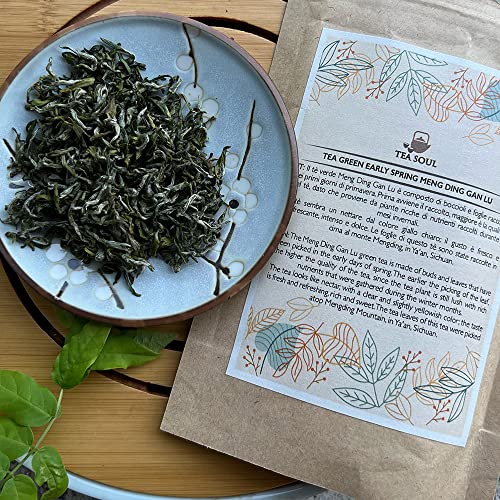 TEASOULTè Verde Early Spring Meng Ding Gan Lu • Raccolto nel 2022 • Confezione 50 Grammi • Tea Soul von TEASOUL