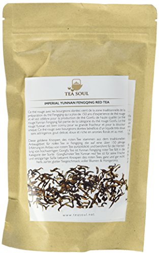 TEASOULTea Soul • Chinesischer roter (schwarzer) Tee Yunnan Fengqing Kaiserliche Blätter, 50g von Tea Soul