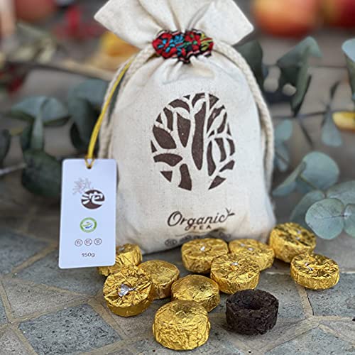 Tea Soul • BIO Puer Sheng Tee (roh) Miniportionen • Ernte 2019 • Hochwertiger Chinesischer Tee • 150g Packung • TEA SOUL von TEA SOUL
