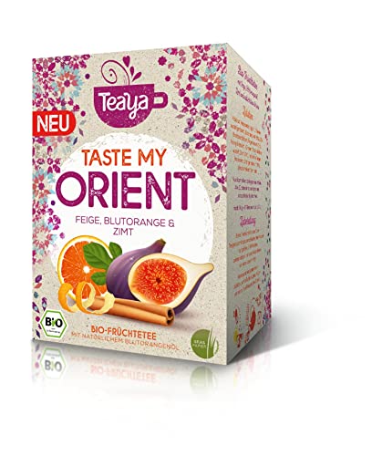 Teaya Taste my Orient - BIO Früchtetee, mit Feige, Blutorange und Zimt, 5er Pack (5x 17 Filterbeutel) von TEAYA