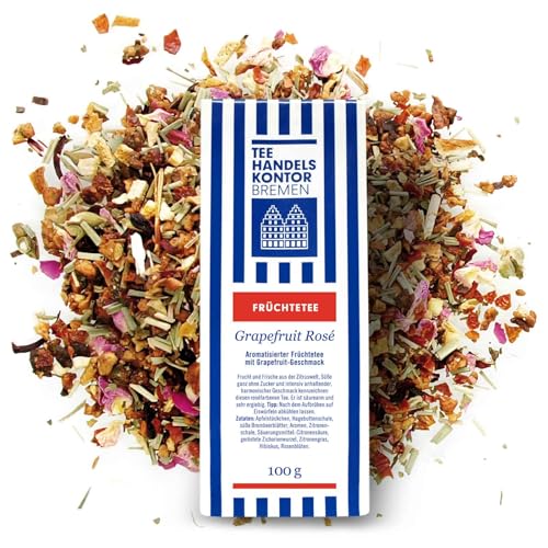 Hochwertiger Grapefruit Rosé Früchtetee lose in Spitzenqualität | Frucht & Frische aus der Zitruswelt | Loser Tee | Aromatisierter Früchtetee lose | TEE HANDELSKONTOR BREMEN (1 Packung, 100, gramm) Hochwertiger Grapefruit Rosé Früchtetee lose in Spitzenqualität | Frucht & Frische aus der Zitruswelt | Loser Tee | Aromatisierter Früchtetee lose | TEE HANDELSKONTOR BREMEN (1 Packung, 100, gramm) von TEE HANDELSKONTOR BREMEN