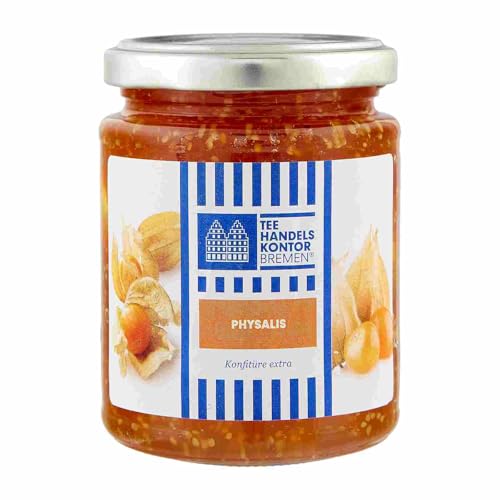 Hausgemachte Physalis-Konfitüre 250 g | Veganer Aufstrich aus frischen Physalisfrüchten | Vielseitig verwendbare Fruchtkonfitüre | TEE HANDELSKONTOR BREMEN Hausgemachte Physalis-Konfitüre 250 g | Veganer Aufstrich aus frischen Physalisfrüchten | Vielseitig verwendbare Fruchtkonfitüre | TEE HANDELSKONTOR BREMEN von TEE HANDELSKONTOR BREMEN
