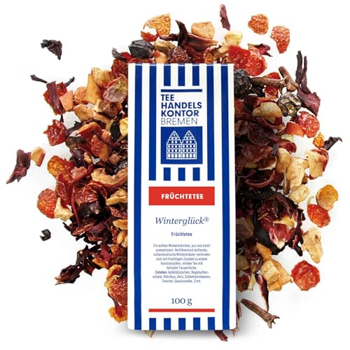 Hochwertiger, loser Wintertee Winterglück Tee lose | Exklusiver Früchtetee 100 g | Vollaromatische Winterkräuter mit fruchtigen Zutaten | TEE HANDELSKONTOR BREMEN Hochwertiger, loser Wintertee Winterglück Tee lose | Exklusiver Früchtetee 100 g | Vollaromatische Winterkräuter mit fruchtigen Zutaten | TEE HANDELSKONTOR BREMEN von TEE HANDELSKONTOR BREMEN