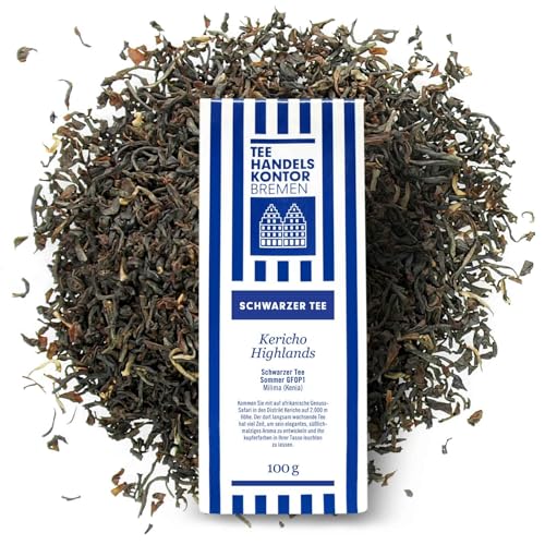 Hochwertiger Schwarzer Tee Kericho Highlands | Schwarzer Tee 100 g lose | Schwarztee aus besten Teegärten | Aus traditioneller Herstellung | TEE HANDELSKONTOR BREMEN Hochwertiger Schwarzer Tee Kericho Highlands | Schwarzer Tee 100 g lose | Schwarztee aus besten Teegärten | Aus traditioneller Herstellung | TEE HANDELSKONTOR BREMEN von TEE HANDELSKONTOR BREMEN