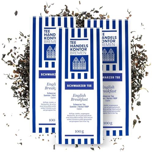 Hochwertiger Schwarzer Tee Mischung English Breakfast lose | Schwarzer Tee 3 x 100 g | Schwarztee aus den besten Teegärten | English Breakfast Tea | TEE HANDELSKONTOR BREMEN Hochwertiger Schwarzer Tee Mischung English Breakfast lose | Schwarzer Tee 3 x 100 g | Schwarztee aus den besten Teegärten | English Breakfast Tea | TEE HANDELSKONTOR BREMEN von TEE HANDELSKONTOR BREMEN