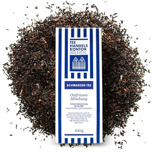 Hochwertiger, Ostfriesentee lose | Schwarzer Premium Friesentee 100g | Tee in Spitzenqualität und aus traditioneller Herstellung | TEE HANDELSKONTOR BREMEN Hochwertiger, Ostfriesentee lose | Schwarzer Premium Friesentee 100g | Tee in Spitzenqualität und aus traditioneller Herstellung | TEE HANDELSKONTOR BREMEN von TEE HANDELSKONTOR BREMEN