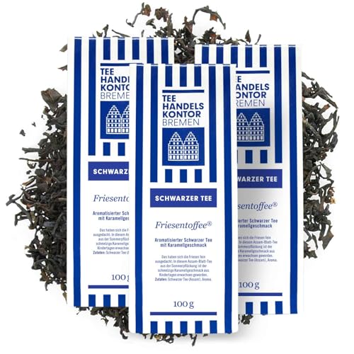 Karamell Schwarztee mit Sahne lose | Hochwertiger, schmelziger Tee in Spitzenqualität | Friesentoffee | loser, schwarzer Tee 3 x 100 g | Karamelltee aus den besten Teegärten | TEE HANDELSKONTOR BREMEN Karamell Schwarztee mit Sahne lose | Hochwertiger, schmelziger Tee in Spitzenqualität | Friesentoffee | loser, schwarzer Tee 3 x 100 g | Karamelltee aus den besten Teegärten | TEE HANDELSKONTOR BREMEN von TEE HANDELSKONTOR BREMEN
