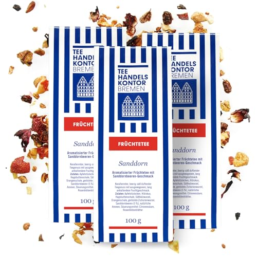 Loser Früchtetee Sanddorn mit Sanddornbeeren-Geschmack | Sanddorn | Tee in Spitzenqualität und traditioneller Herstellung | 3 x 100 g Tee lose | TEE HANDELSKONTOR BREMEN Loser Früchtetee Sanddorn mit Sanddornbeeren-Geschmack | Sanddorn | Tee in Spitzenqualität und traditioneller Herstellung | 3 x 100 g Tee lose | TEE HANDELSKONTOR BREMEN von TEE HANDELSKONTOR BREMEN