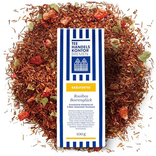Hochwertiger Rooibos Tee lose | Edler Loser Rotbuschtee | 100 g Rooibos Tee | Rooibos Beerenglück | heimische Herstellung | TEE HANDELSKONTOR BREMEN Hochwertiger Rooibos Tee lose | Edler Loser Rotbuschtee | 100 g Rooibos Tee | Rooibos Beerenglück | heimische Herstellung | TEE HANDELSKONTOR BREMEN von TEE HANDELSKONTOR BREMEN