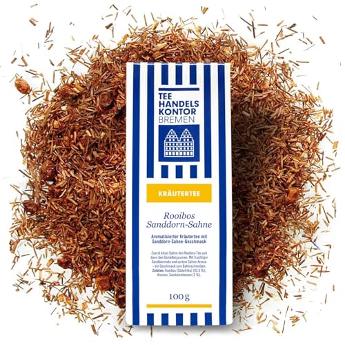 Hochwertiger Rooibos Tee lose | Edler Loser Rotbuschtee | 100g loser Rooibos Tee aus traditioneller Herstellung | TEE HANDELSKONTOR BREMEN von TEE HANDELSKONTOR BREMEN