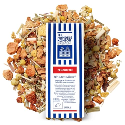 Salbeitee lose in bester Qualität | Aromatisierter Früchtetee | Bio Strandlust | Loser Salbeitee mit intensivem Zitronen Geschmack | TEE HANDELSKONTOR BREMEN (1 Packung, 100, gramm) Salbeitee lose in bester Qualität | Aromatisierter Früchtetee | Bio Strandlust | Loser Salbeitee mit intensivem Zitronen Geschmack | TEE HANDELSKONTOR BREMEN (1 Packung, 100, gramm) von TEE HANDELSKONTOR BREMEN