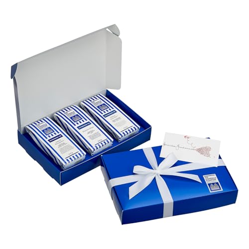 TEE HANDELSKONTOR BREMEN Teeset Geburtstag | 3er Set mit je 100 g Assam Mangalam, Nuwara Eliya & Weltenbummler® | Schwarzer Tee im edlen Geschenkpaket von TEE HANDELSKONTOR BREMEN