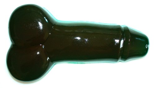 Fruchtgummi WILLI Penis 3 kg über 35 cm lang BLAU von TEE MEYER