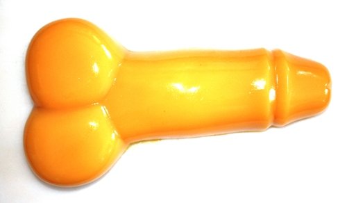 Fruchtgummi WILLI Penis 3 kg über 35 cm lang GELB von TEE MEYER