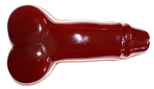 Fruchtgummi WILLI Penis 3 kg über 35 cm lang ROT von TEE MEYER