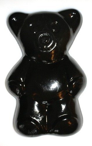 Gummibär extra Groß 28cm 2 kg Fruchtgummi Farbe SCHWARZ von TEE MEYER