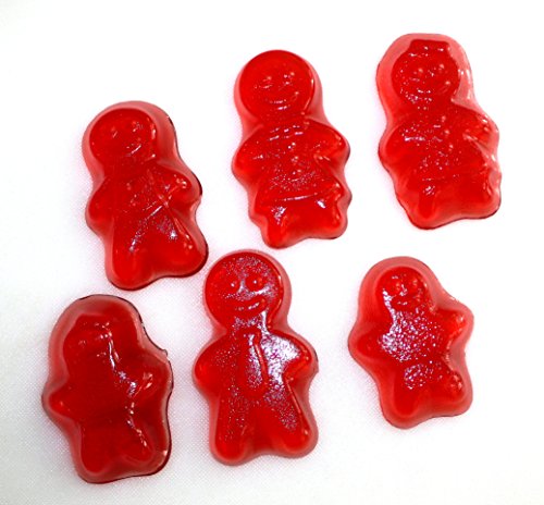 Lebkuchenfiguren 6 Stück Fruchtgummi Rot Kirschgeschmack 0.23 kg von TEE MEYER