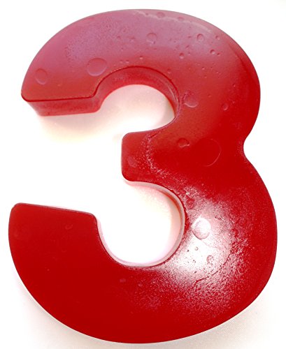 Zahl "3" Fruchtgummi Rot Kirschgeschmack 2 kg Zahl "3" Fruchtgummi Rot Kirschgeschmack 2 kg von TEE MEYER