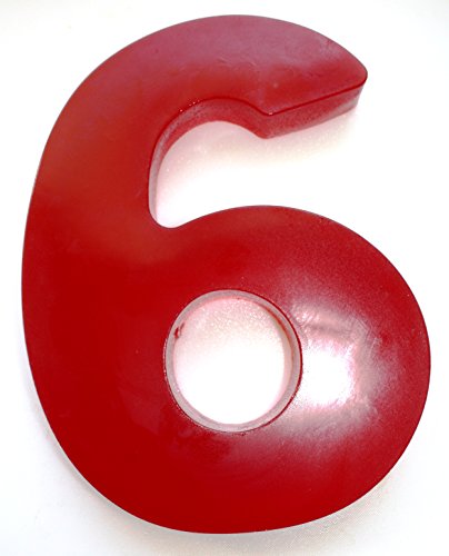 Zahl "6" Fruchtgummi Rot Kirschgeschmack 2 kg Zahl "6" Fruchtgummi Rot Kirschgeschmack 2 kg von TEE MEYER