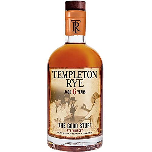 GERADER ROGGENWHISKY 6 JAHRE UNTERSCHRIFT RESERVE 70 CL von TEMPLETON RYE