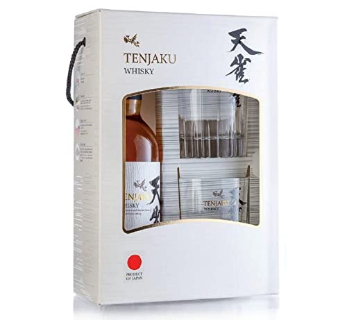 TENJAKU WHISKY JAPAN BLENDED 70 CL PACK MIT ZWEI GLÄSERN von Tenjaku Whisky