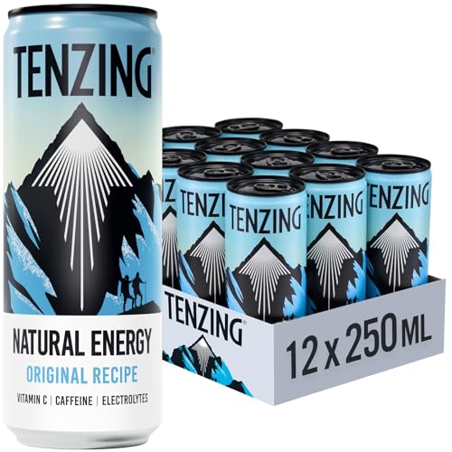 Vifycim Natural Energy Drink rein aus Pflanzen, 12er Pack (12 x 250 ml) von TENZING